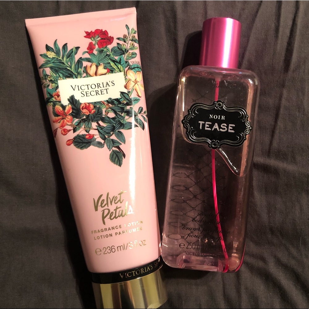 Victoria’s Secret lotion and spray